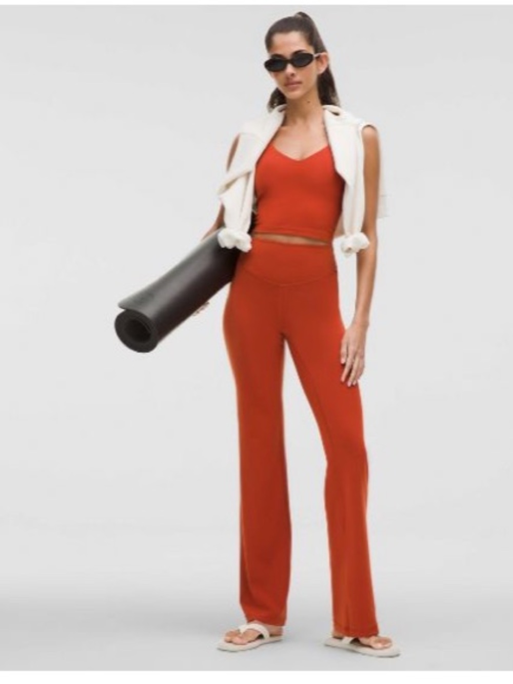 lululemon athletica Rust-Red Boot Cut Flare Pants